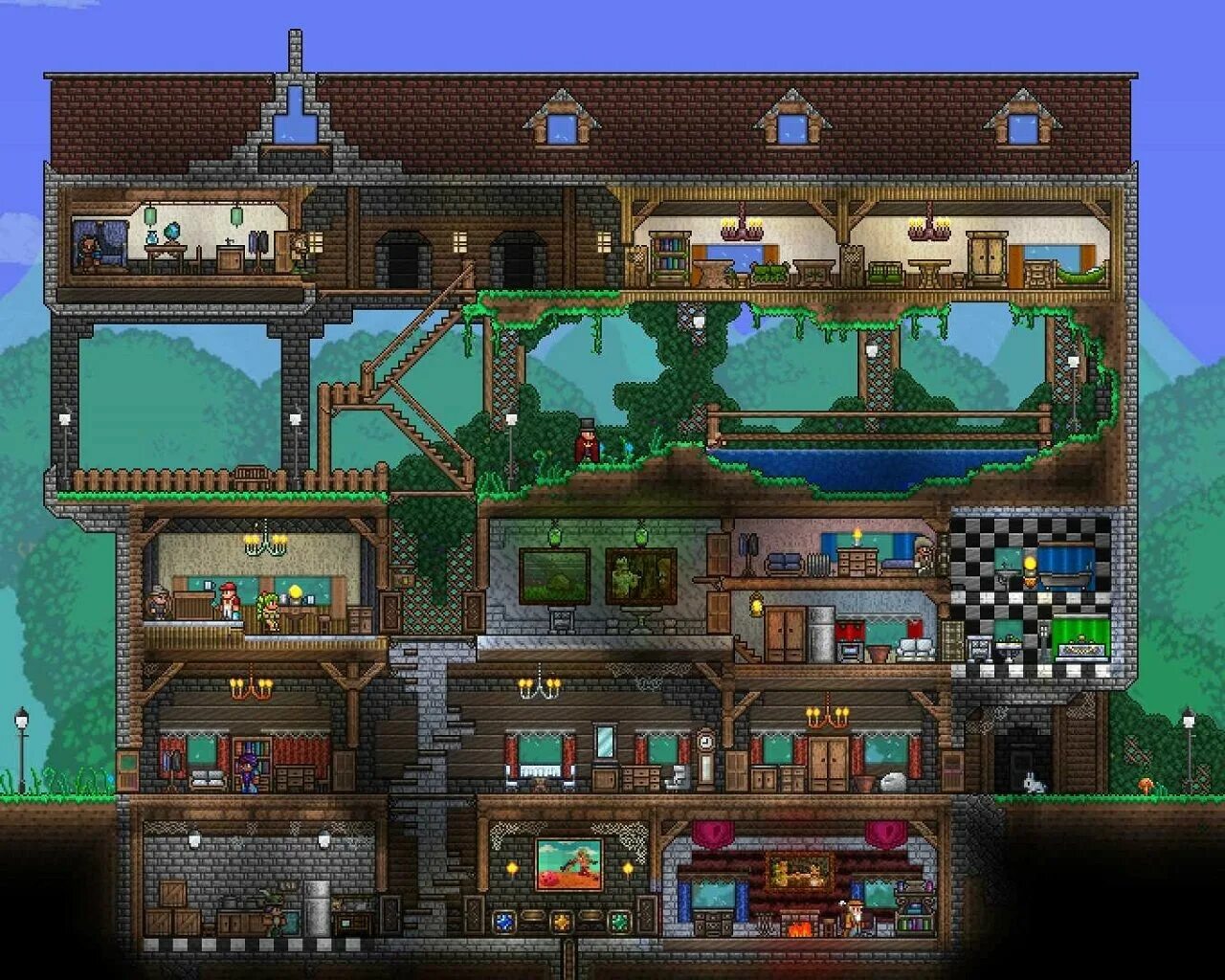 Terraria build. Террария. Дом террария. Terraria игра дом. Terraria 1.4.5.