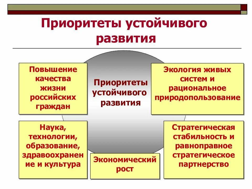 Повышение качества жизни граждан. Устойчивое развитие. Приоритеты устойчивого развития. Безопасность и устойчивое развитие. Экономика в становлении общества