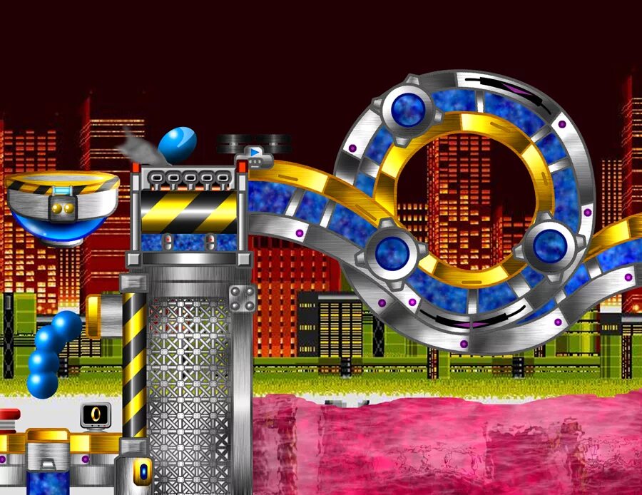 Химзавод Соник 2. Sonic 2 Chemical Plant Zone. Chemical Plant Zone Sonic Mania. Кемикал Плант из Соник 2.