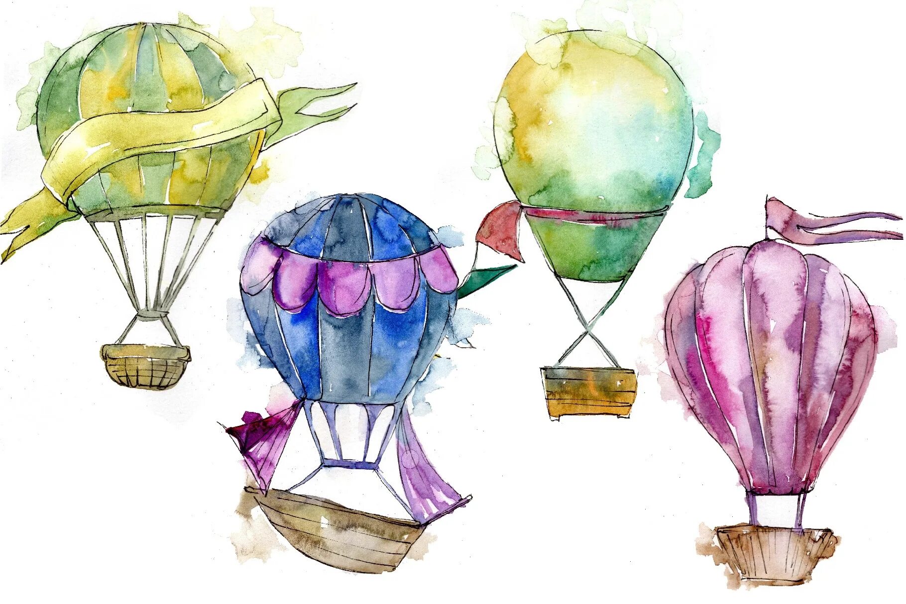 Рисуем воздушными шарами. Акварельный воздушный шар. Воздушные шары акварель. Воздушный шар скетч. Воздушные шары иллюстрация.