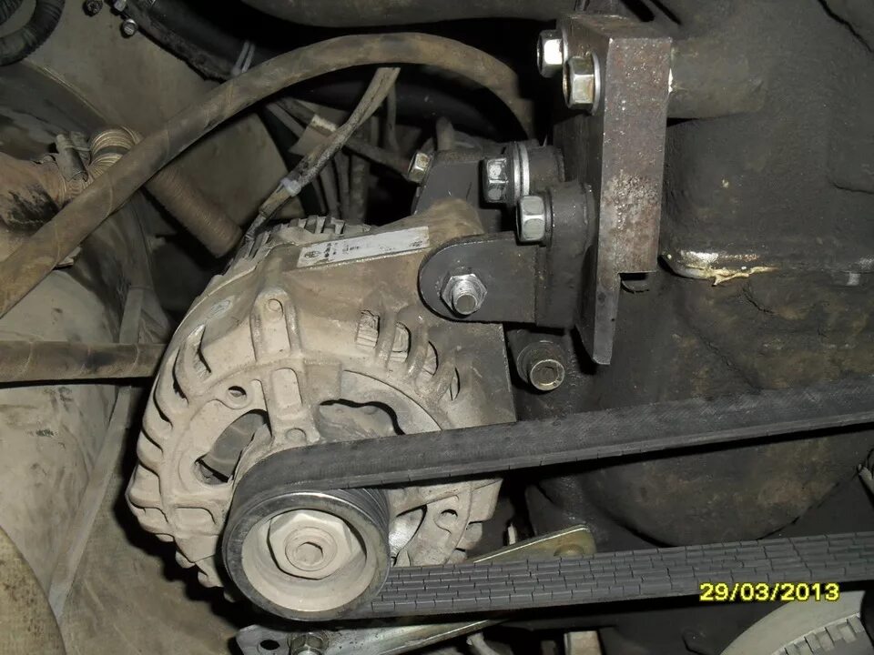 Переделка приводного ремня и роликов - Chery M11, 1,6 л, 2010 года своими руками