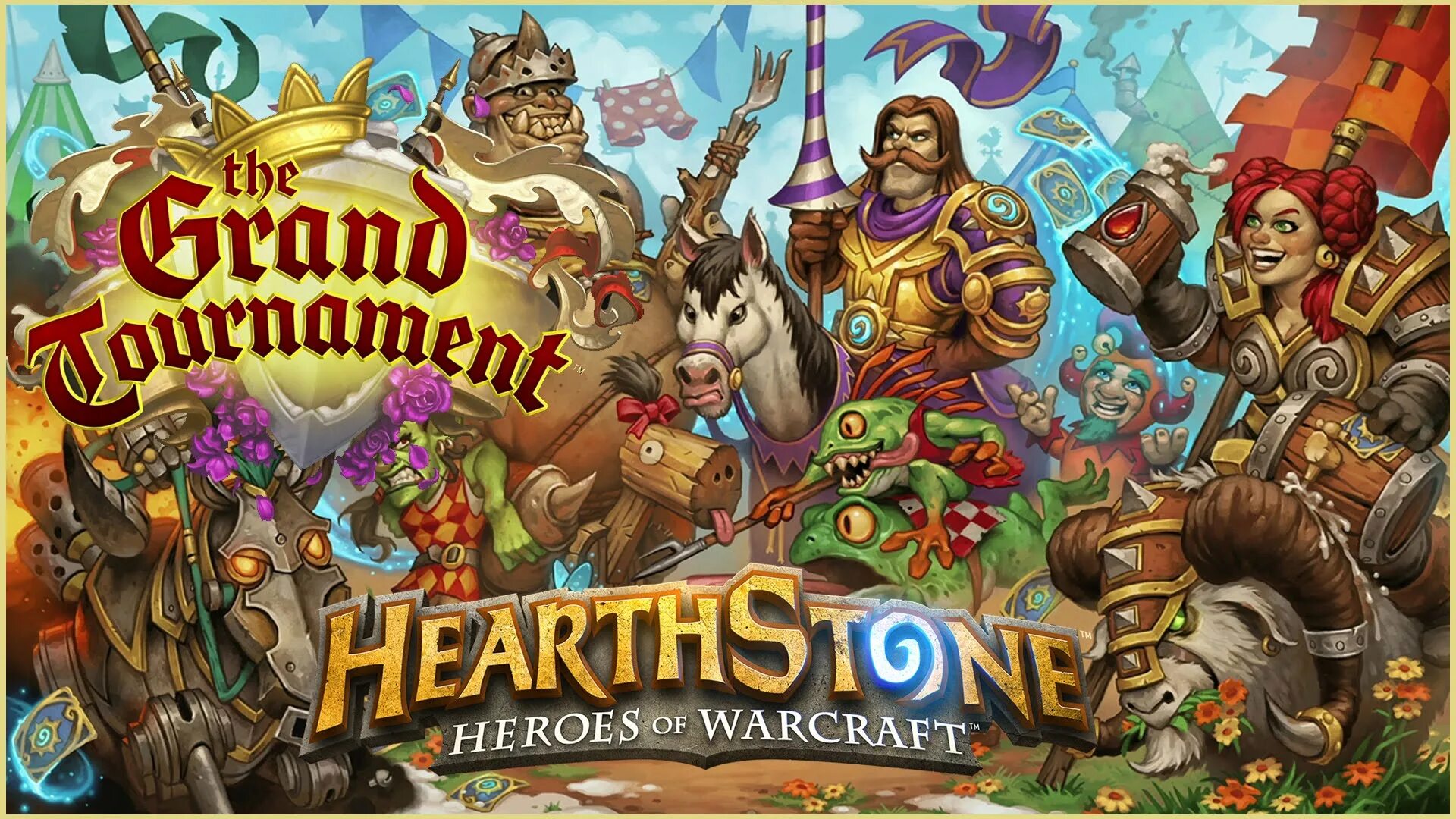 Где прошел семейный квест большой турнир воображения. Hearthstone турнир. Большой турнир. Большой турнир Хартстоун. Карты большой турнир.