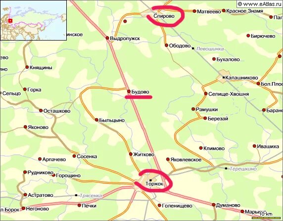 Где находится деревня какой