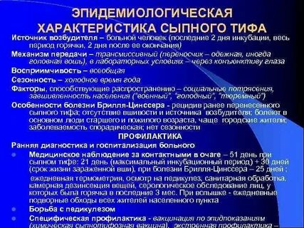Сыпной тиф механизм