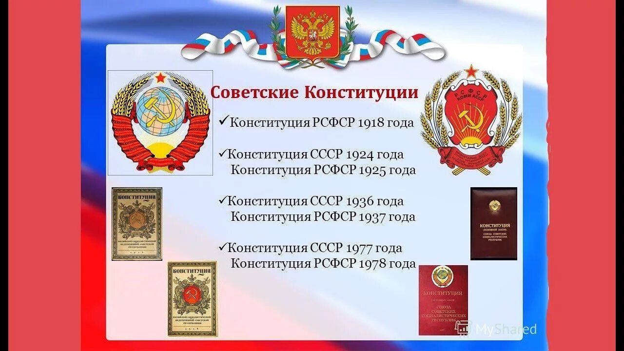 Конституция РСФСР 1918 1924 1936 года. СССР 1924 - 1977 Конституция РФ. Конституция РСФСР 1925. Годы принятия Конституции РСФСР. Российские и советские конституции