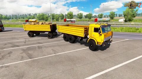Симулятор камаз с прицепом
