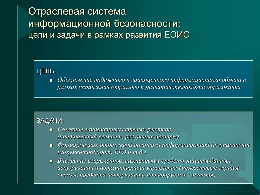 Направления развития информационных систем