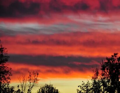 Red sunrise