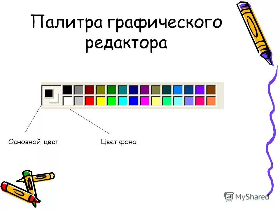 Инструменты графического редактора paint