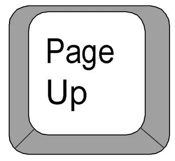 Клавиша page up на клавиатуре