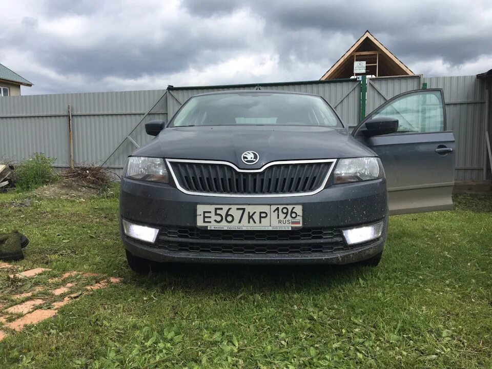 Как снять туманки шкода рапид 5ja807367a9b9 Накладка птф SKODA RAPID 1 Рестайлинг 2017 , 5ja807367a купить бу