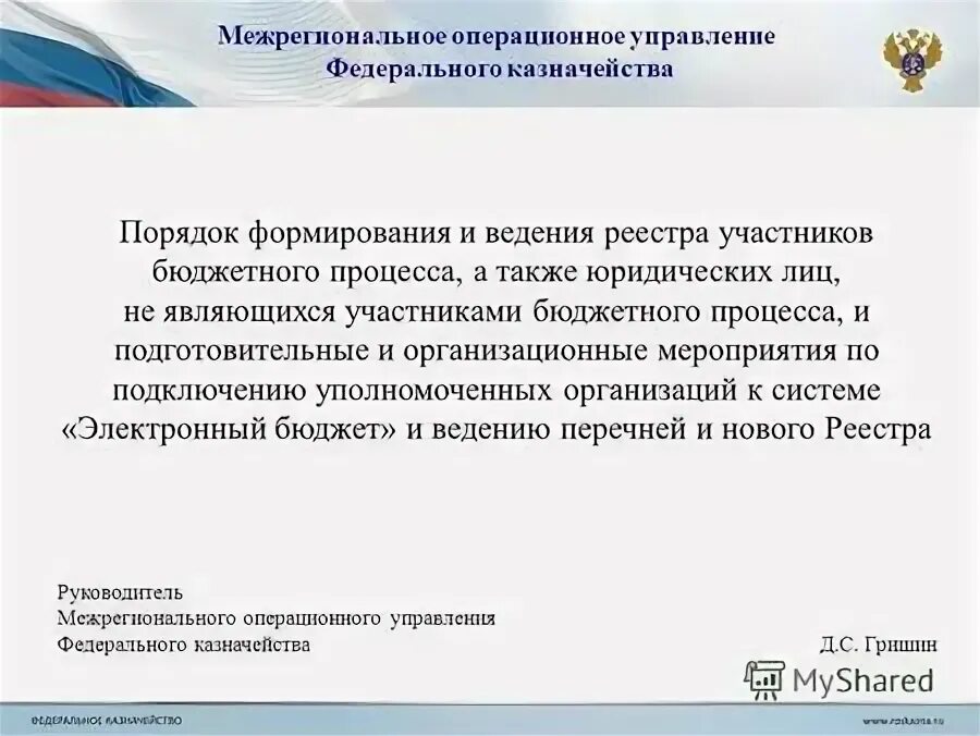 Управление федерального казначейства инн