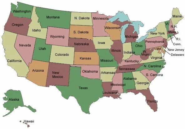 Карта америки тест. The United States of America карта. USA 50 States Map. Столицы Штатов США тест. Штаты США тест.