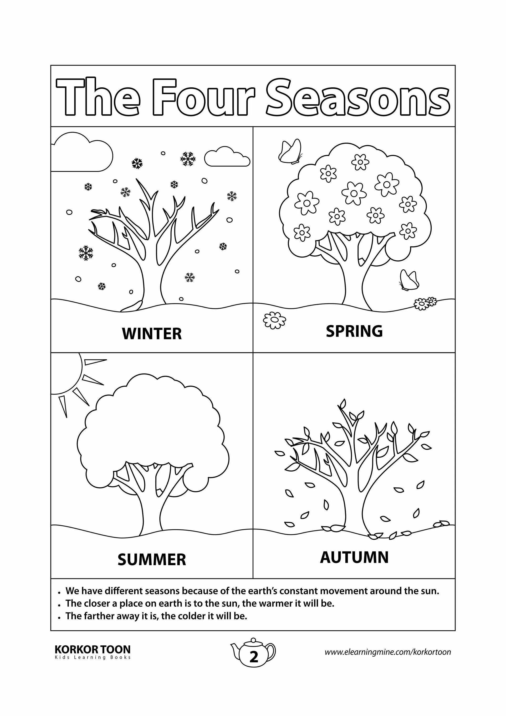 Describe seasons. Seasons for Kids задания. Времена года задания для малышей. Времена года раскраска для детей. Задания на времена года для детей 4 лет.