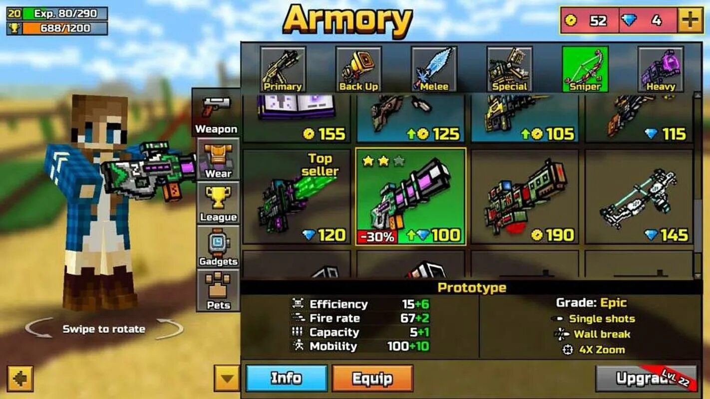 Андроид pixel gun