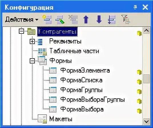 Какие основные формы существуют у справочника