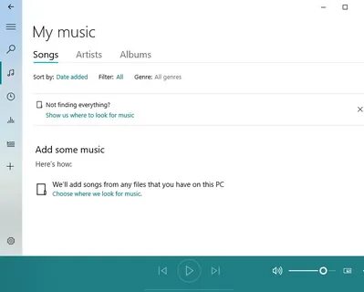 Музыка для виндовс 10