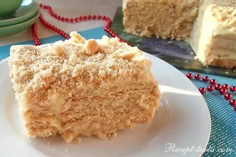 Торт из ушек со сгущенкой