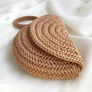 Сумки из шнура крючком