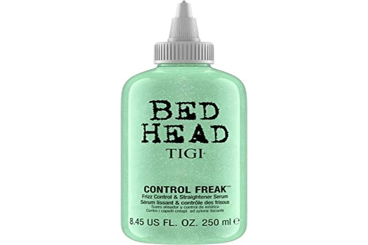 Tigi Bed head Control Freak. Tigi Bed head Control Freak Serum. Bed head Tigi 8 us FL. 0z./240 mle. Tigi Bed head straighten out Anti Frizz Serum. Tigi control