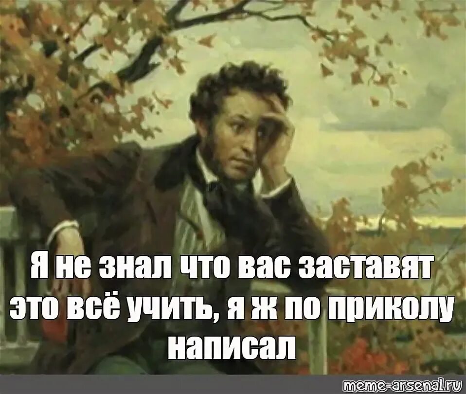 Пацаны я вас не чувствую. Мемы про Пушкина Пушкин. Сорян пацаны Пушкин. Мем с Пушкиным сорян пацаны. Пушкин не думал что вы будете это учить.