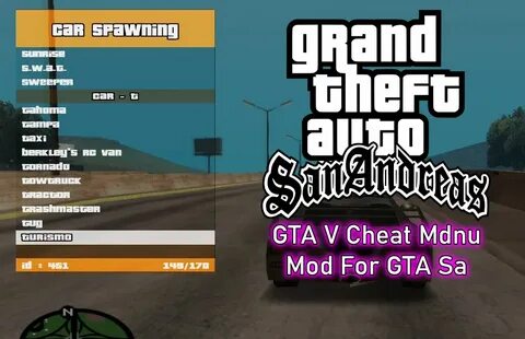 Gta san andreas мод меню