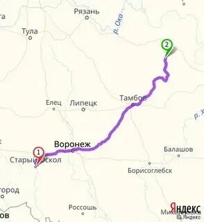 Сколько от старого оскола до валуек
