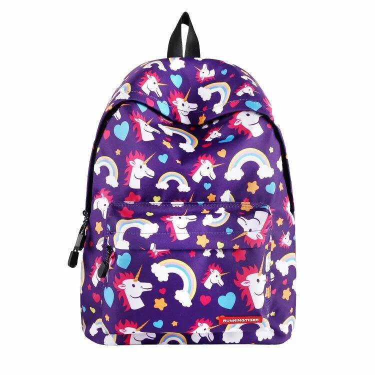 Рюкзак Rainbow (Unicorn). Рюкзак runningtiger Единороги. Рюкзаки для подростков. Рюкзак школьный для девочек.