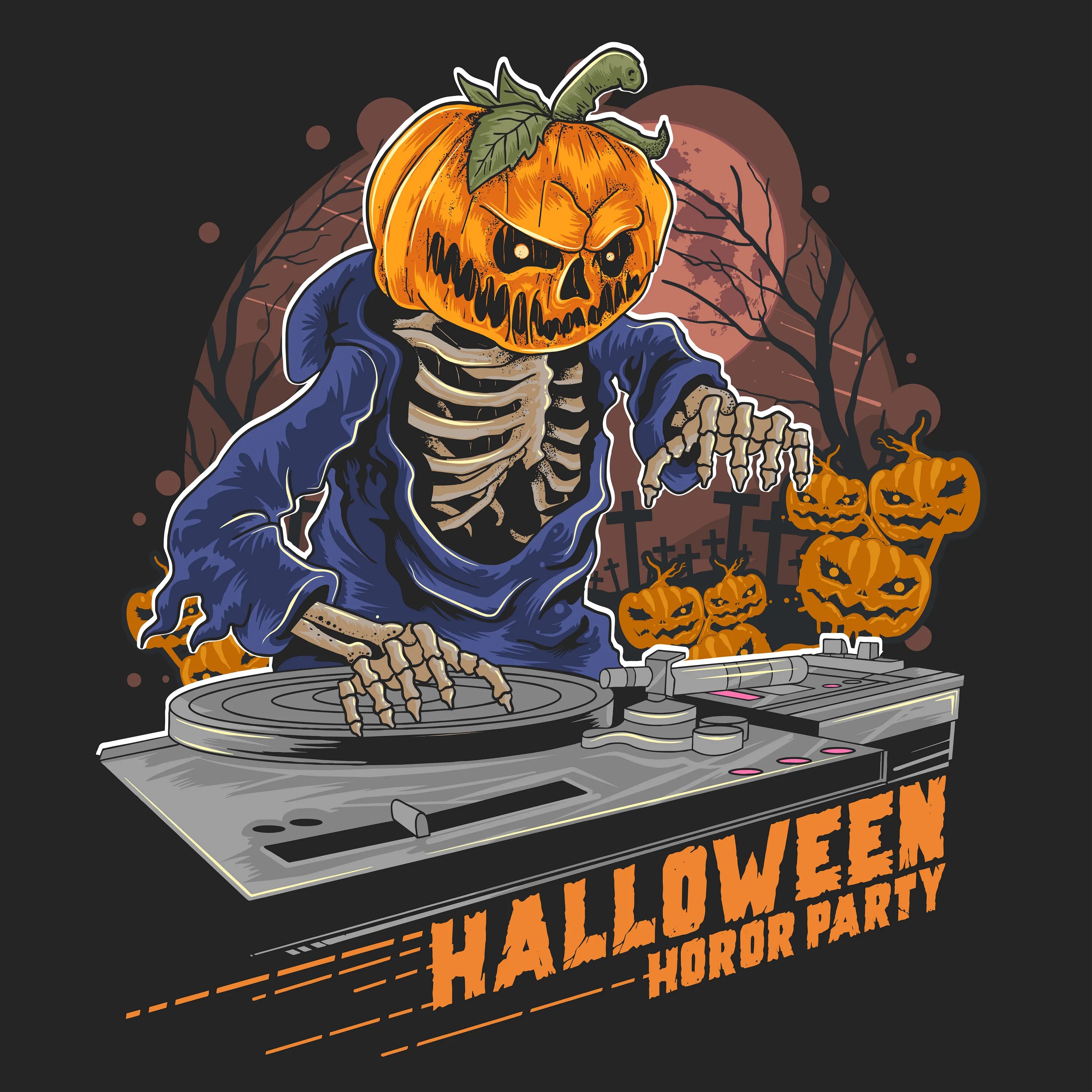 Dj halloween. Тыква диджей. Диджей Хэллоуин. Halloween DJ вечеринка плакат.