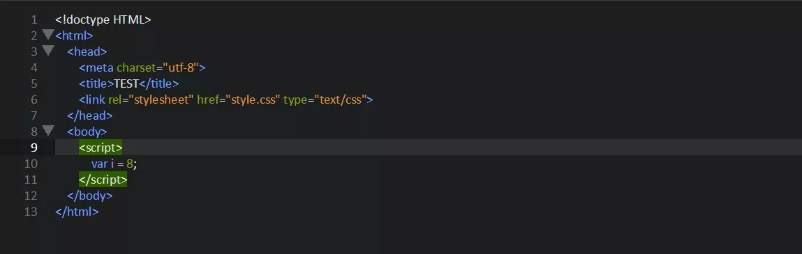 Подключения javascript