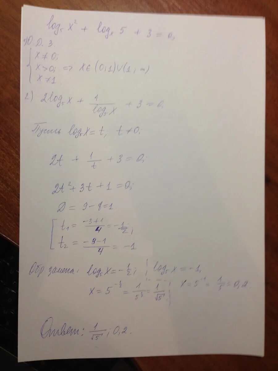 Log5 x 1 log x 3. Log5x=2. Log2(x+2)=5. Log0,1(x2+1)<log0,1(2x−5) log 0 , 1 ⁡ ( 2 + 1 ) < log 0 , 1 ⁡ ( 2 − 5 ). 2log5 3.