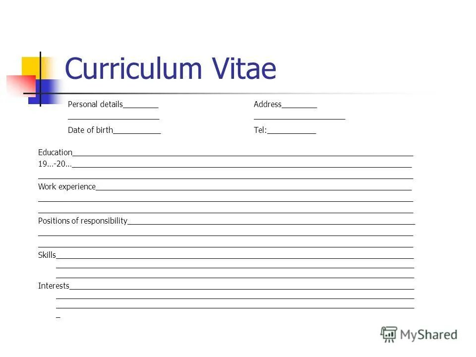 Cv x. Curriculum vitae шаблон. Curriculum vitae макет. Curriculum vitae бланк. CV школьника на английском.