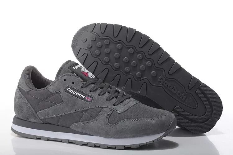 Reebok Classic Classic. Кроссовки рибок мужские классика. Reebok Classic Leather. Кроссовки рибок серые мужские.