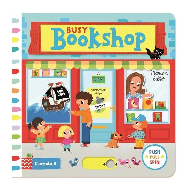 Книга с движущимися элементами. Busy, busy! Книга. Бизи книга. Bookshop Flashcard. Книга my shop