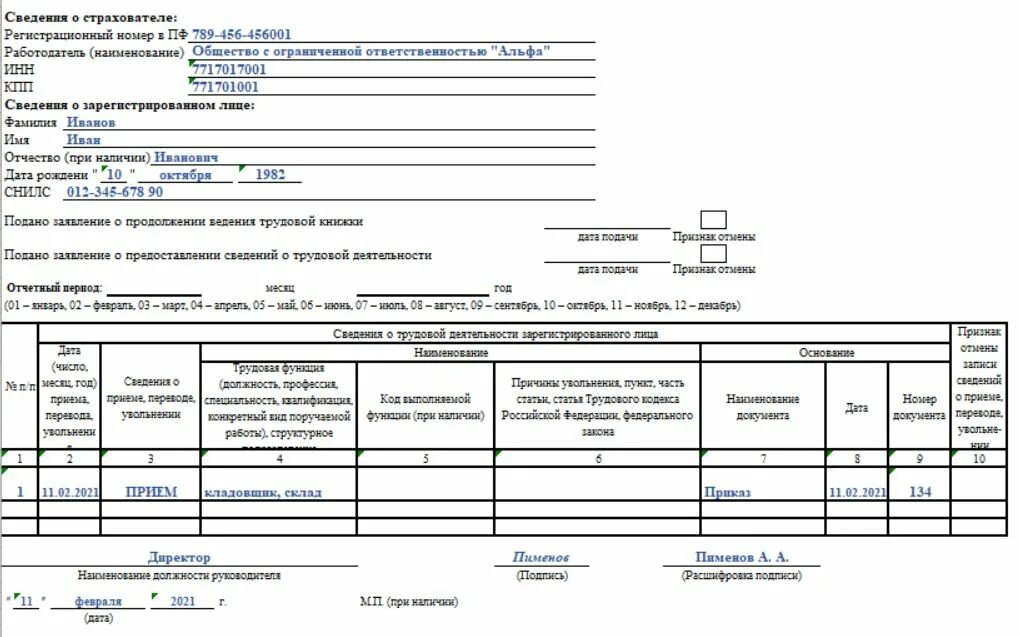 Форма СЗВ-ТД образец заполнения. Форма СЗВ-ТД В 2021 году. СЗВ ТД прием. СЗВ-ТД 2021 образец.