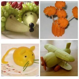 Поделки из овощей и фруктов своими руками для детского сада: пошаговые фото
