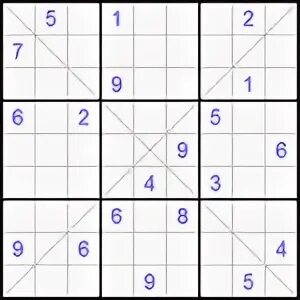 Судоку пазлы 9х9