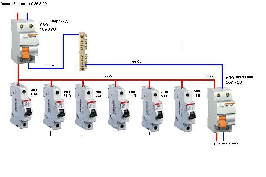 Схема подключения УЗО АВВ 25а. Схема подключения дифавтомата АВВ 25а. Схема подключения автомат+УЗО АВВ. Схема подключения автоматического выключателя ABB. Какой автомат является общевойсковым роблокс