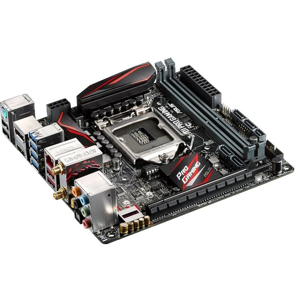 Asus z170i pro gaming. Материнская плата MITX lga1151. ASUS z170i. Материнская плата ASUS Mini ATX. Mini ITX 170x170.