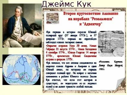 Вклад кука в открытие новых земель