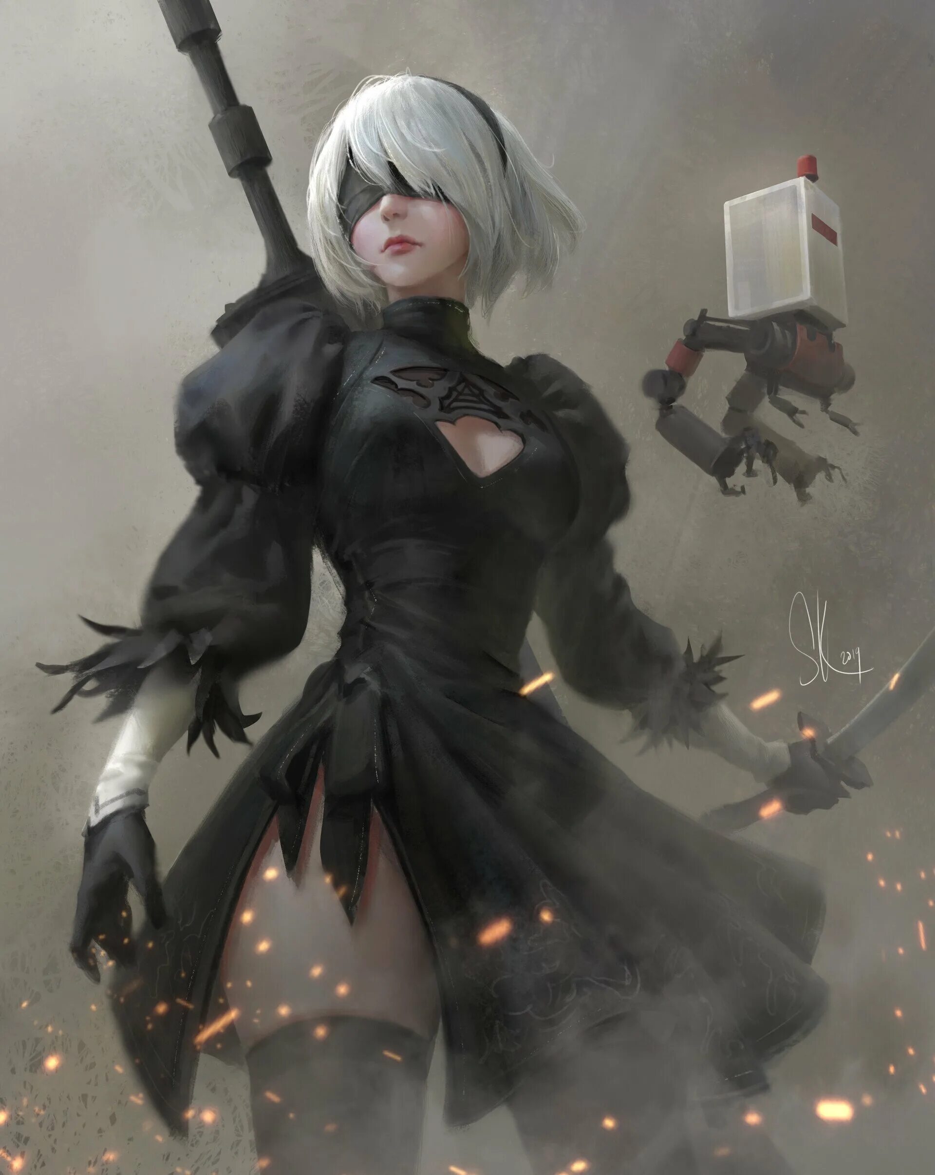 2b nier automata игра. Нир аутомата. Nier b2 с автоматом. Ниар аутомата. Nier 2b арт.