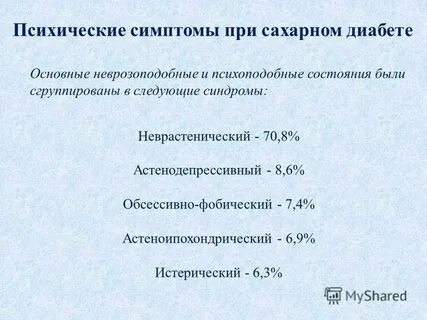 Половая дисфункция при диабете