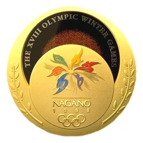 Зимняя олимпийская игра 1998 года. Медали Нагано 1998. Медали Олимпийских игр 1998 Нагано. Золотая медаль Олимпийские игры зимние 1998.
