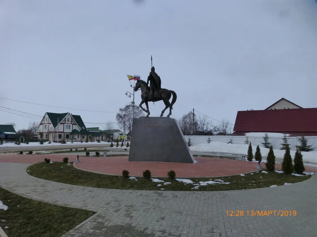 Памятник Александру Невскому в Рязанской области. Невского советск