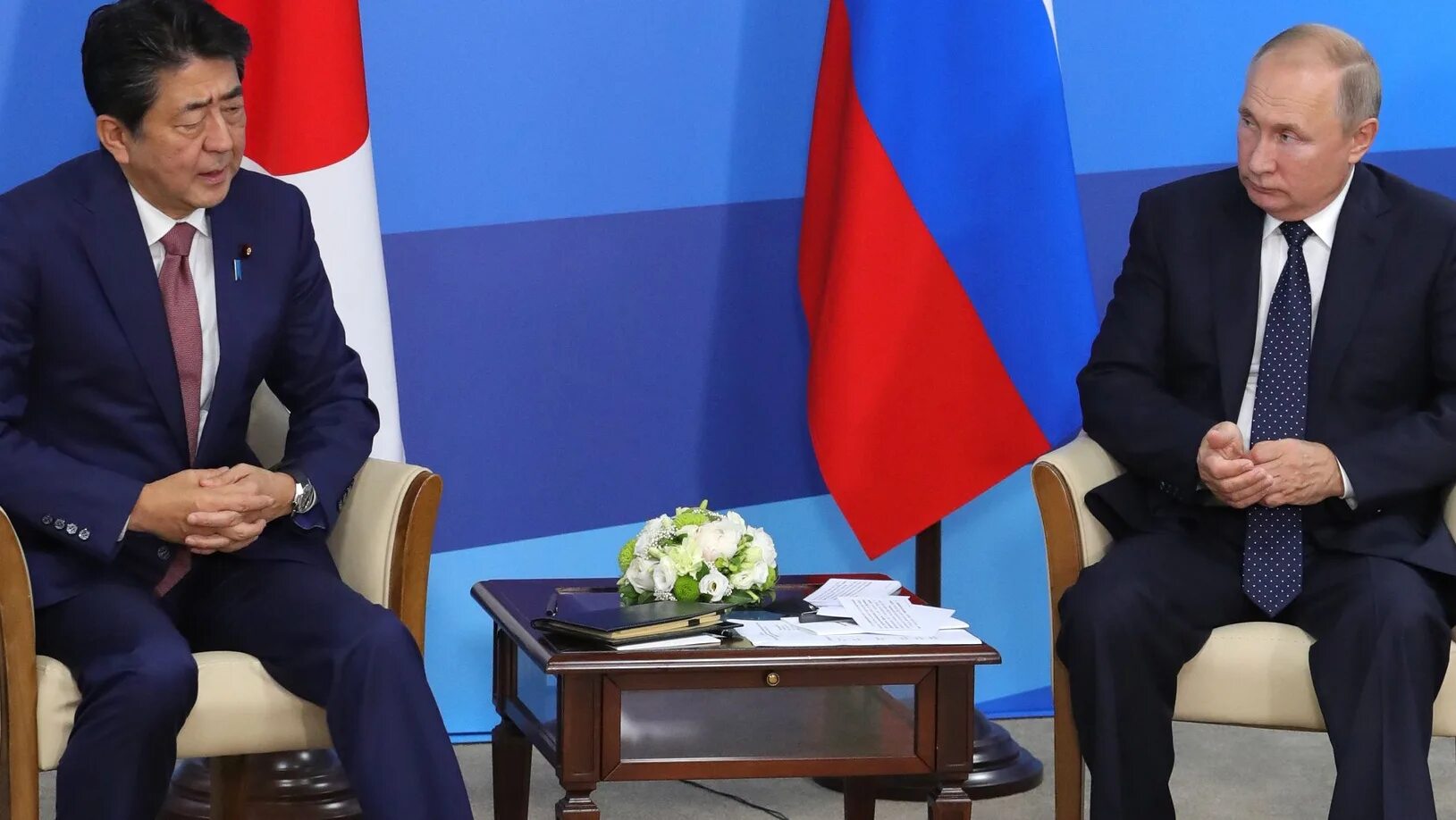 Встреча Путина и Синдзо Абэ. Синдзо Абэ в России 2016.