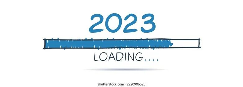 2023 Вектор. Creative loading. 2023 Vector.