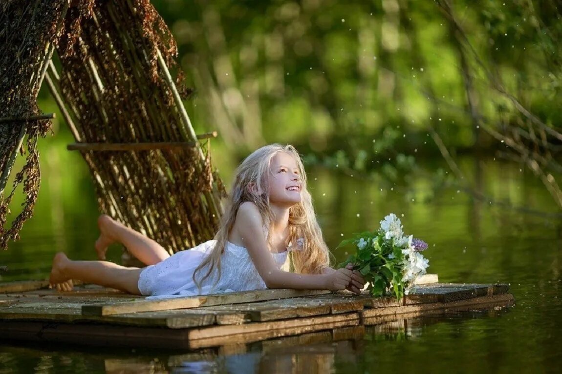 Жила была природа