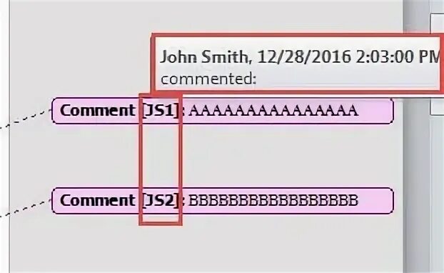 Comments word. Comments word