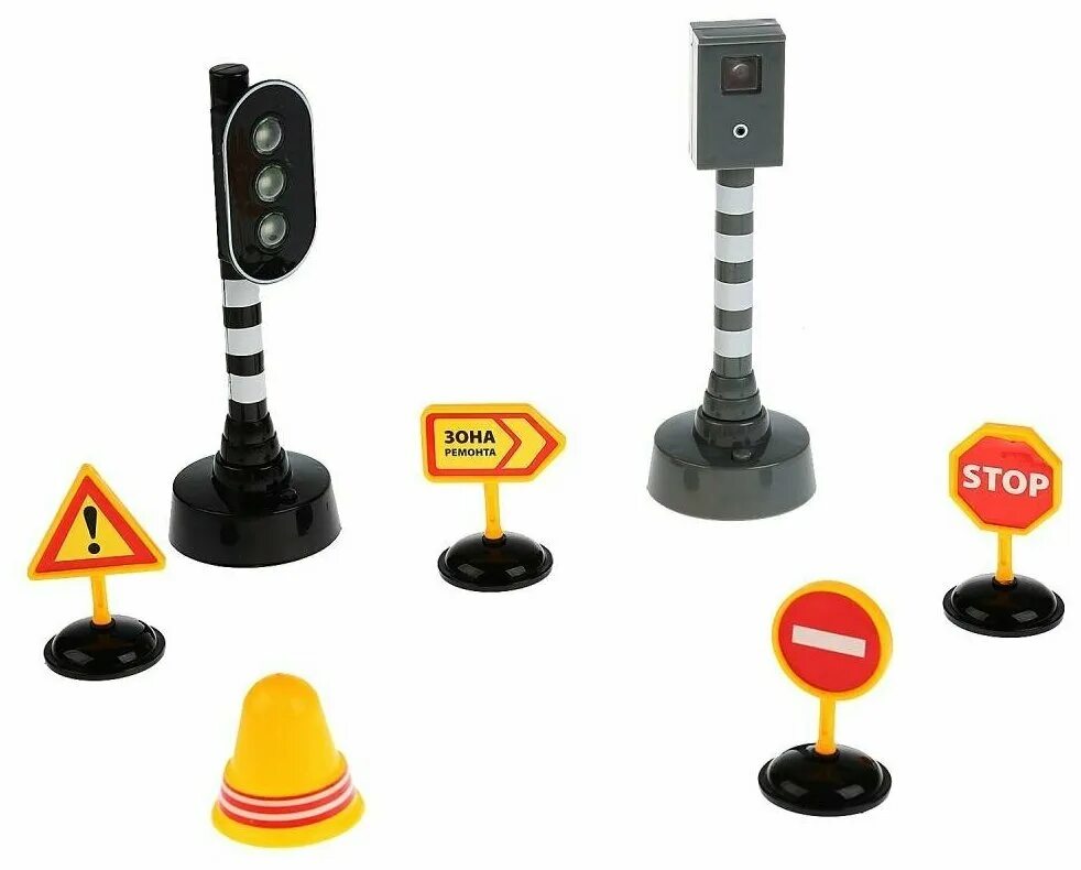 светофор технопарк. набор светофор с дорожными знаками с-159-ф. технопарк игрушка светофор 21см на батарейках. светофор технопарк. технопарк, набор (светофор+дорожные знаки).