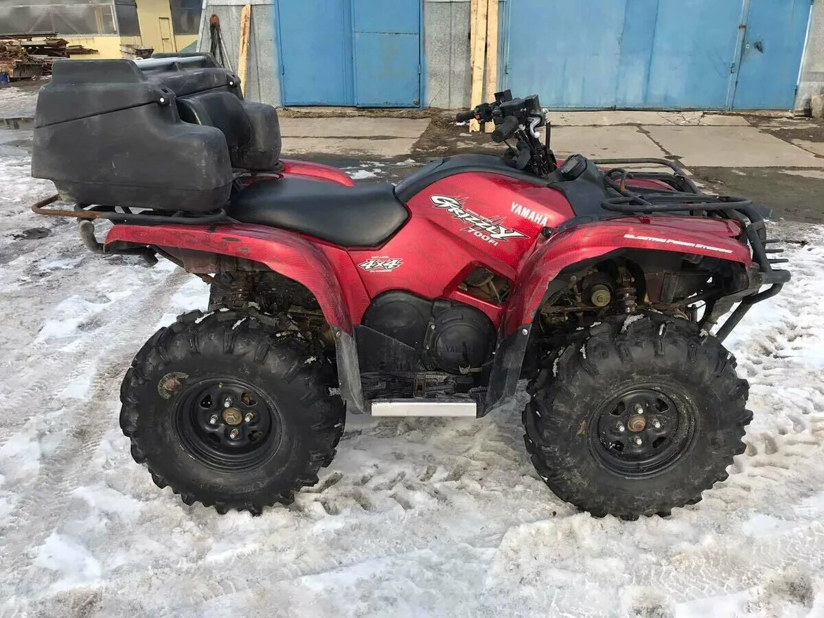 Купить квадроцикл в архангельске. Yamaha Grizzly 700 2008. Ямаха Гризли 700 2008. Yamaha Grizzly 700 красный. Yamaha Grizzly 700.